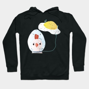 Easter Chicken with Egg Hoodie